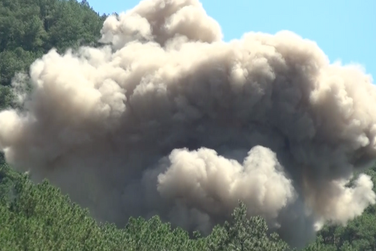 Nghệ An: Tiêu hủy quả bom Mỹ nặng 175kg 