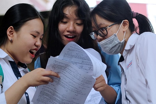 Điểm bài thi THPT Quốc gia 2018 được làm tròn tới hai số thập phân