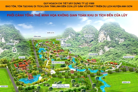 Anh Sơn: Công bố quy hoạch chi tiết xây dựng Khu di tích Cửa Lũy gắn du lịch