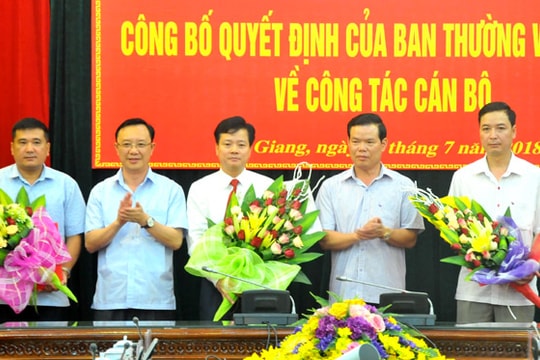 Nhiều nhân sự được bổ nhiệm trong tuần đầu tháng 7