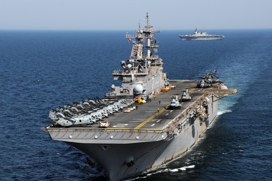 Mỹ bí mật triển khai tàu đổ bộ chở F-35 tới Thái Bình Dương