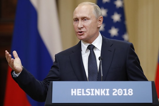 Tổng thống Putin: Nga không sở hữu bất kỳ tài liệu nào gây tổn hại đến ông Trump