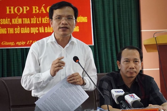 Hơn 300 bài thi trắc nghiệm ở Hà Giang bị sửa điểm