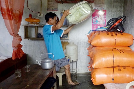 57 hộ dân ở Yên Thành đang bị nước lũ cô lập