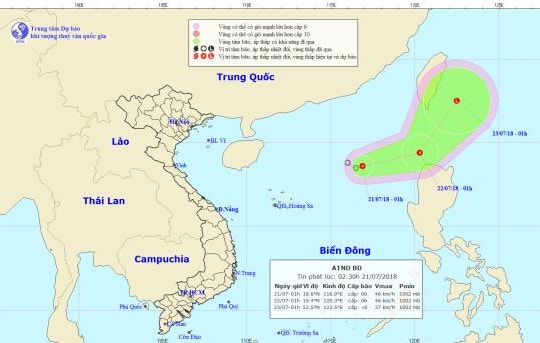 Thông tin mới: Áp thấp nhiệt đới trên Biển Đông, Nghệ An mưa lũ trên mức báo động 2