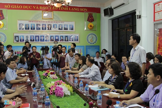 8 thí sinh ở Lạng Sơn bị giảm điểm thi sau chấm thẩm định