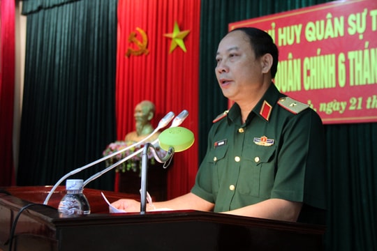 Bộ Chỉ huy Quân sự Nghệ An tổ chức Hội nghị Quân chính