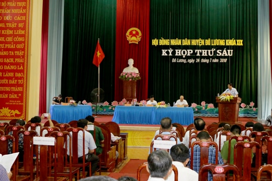 HĐND các huyện tổ chức kỳ họp, quyết nghị những vấn đề quan trọng