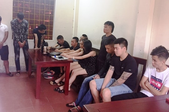 Công an thành phố Vinh triệt xóa tụ điểm sử dụng ma túy