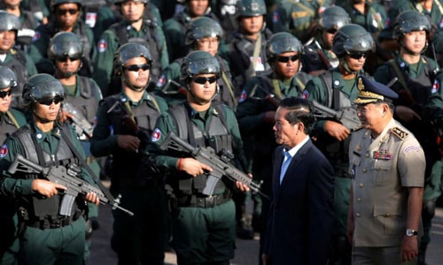 Campuchia sẽ huy động 80.000 nhân viên an ninh bảo vệ ngày bầu cử