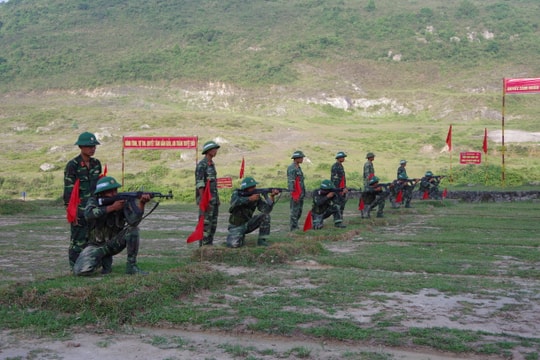 Thực hiện nhiệm vụ diễn tập cần sát với thực tiễn tình hình an ninh chính trị