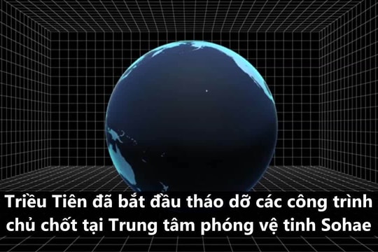 Quá trình Triều Tiên tháo dỡ bãi thử động cơ tên lửa