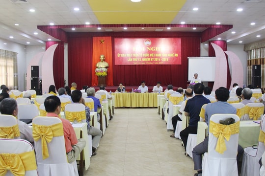Hiệp thương cử bổ sung Ủy viên UBMTTQ tỉnh Nghệ An nhiệm kỳ 2014 - 2019