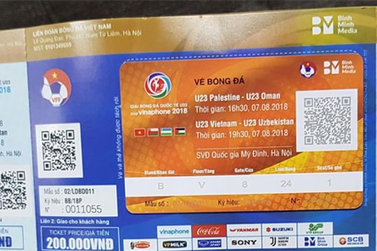 Vé xem U23 Việt Nam có gì đặc biệt?