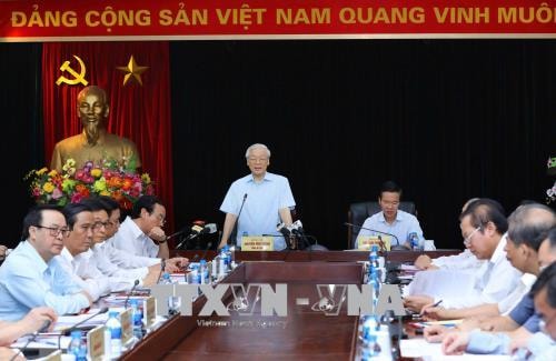 Tổng Bí thư làm việc với Ban Tuyên giáo Trung ương