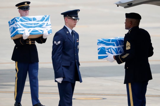 Mỹ công bố kết quả giám định pháp y số hài cốt nhận từ Triều Tiên