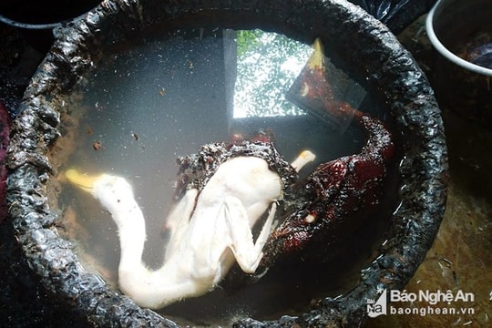 Cận cảnh cơ sở giết mổ dùng hàn the tẩy trắng thịt vịt