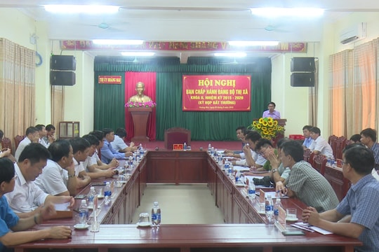 Bầu chức danh Bí thư Thị ủy Hoàng Mai