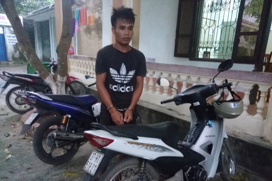 Bắt “siêu trộm” chuyên cuỗm xe máy của người dân ở nơi công cộng