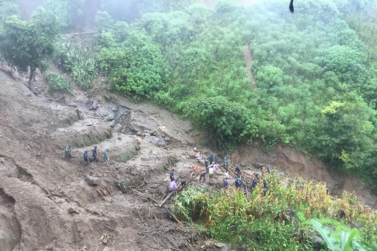 Sạt lở đất kinh hoàng ở Lai Châu: Đã tìm thấy thi thể 5 nạn nhân