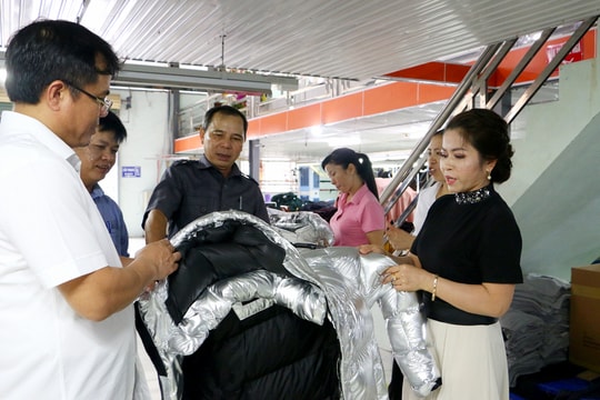 Công ty TNHH thương mại Phú Linh: Phát triển dây chuyền sản xuất áo lông vũ xuất khẩu