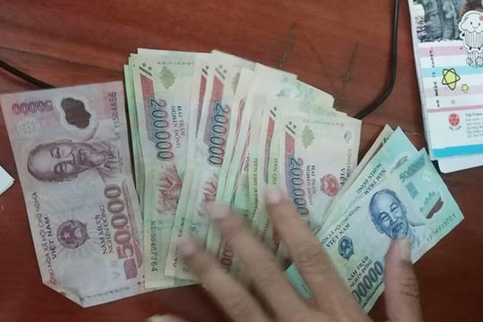 Bí thư Đoàn xã nhặt được tiền, lên facebook tìm người đánh rơi để trả