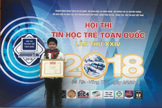 Nghệ An đạt 3 giải Ba tại Hội thi Tin học trẻ toàn quốc