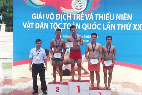 Đoàn Nghệ An giành 8 huy chương tại giải vật dân tộc toàn quốc 