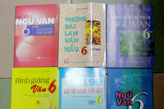 Phụ huynh, học sinh loay hoay giữa "biển" sách tham khảo đầu năm học mới