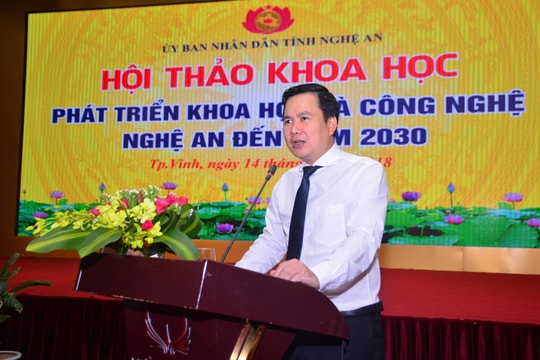 Thứ trưởng Bộ KH&CN gợi mở Nghệ An phát triển theo “mô hình Israel”