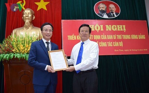 Phó Chủ tịch tỉnh Kon Tum giữ chức Phó Bí thư Đảng ủy Khối Các cơ quan Trung ương