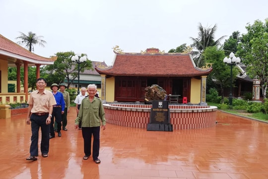 Công trình tri ân đồng chí Nguyễn Duy Trinh trên quê hương Nghi Lộc