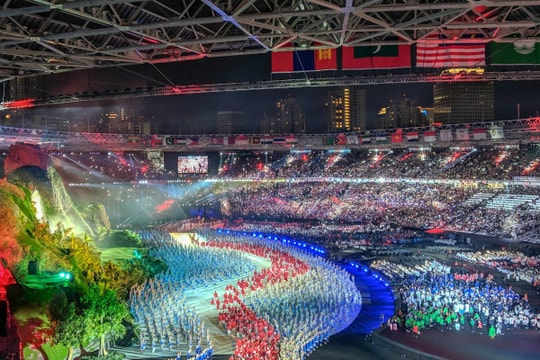 Hoành tráng lễ khai mạc Asiad 2018