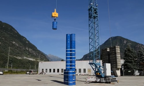 Hệ thống công nghệ tích trữ điện bằng bê tông 