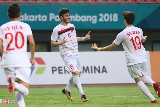 Olympic Syria được tăng mức thưởng nếu thắng Việt Nam