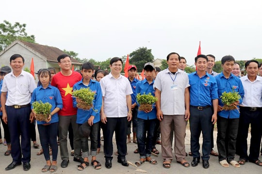 Tỉnh đoàn Nghệ An tiếp tục xây dựng “Hàng rào xanh” tại Thanh Chương