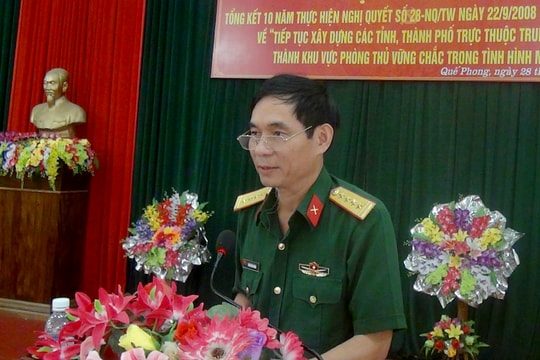Xây dựng khu vực phòng thủ vững chắc ở Quế Phong 