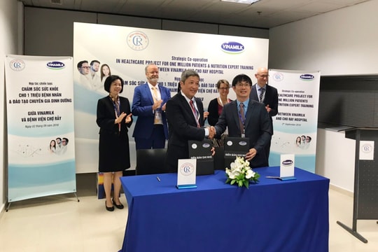 Vinamilk và Bệnh viện Chợ Rẫy ký hợp tác chiến lược nâng tầm quốc tế