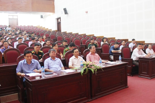 Thành phố Vinh tập trung chỉ đạo xây dựng khu vực phòng thủ vững mạnh 