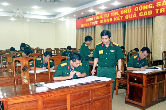 Bộ Tư lệnh Quân khu 4 tổ chức thành công Hội thi Trưởng ban Doanh trại năm 2018