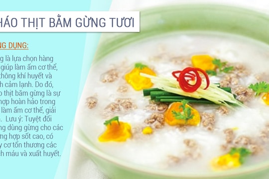 7 món cháo giải cảm cực nhanh và hiệu quả