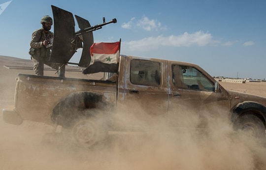 Báo Nga: Syria bất ngờ tấn công sào huyệt khủng bố gần căn cứ quân sự Mỹ