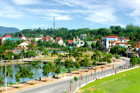 Thị trấn Thanh Chương được công nhận đô thị loại V