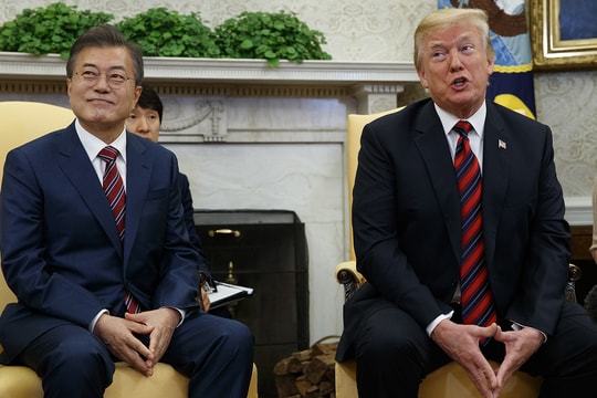 Ông Moon Jae-in ấn định ngày gặp Trump ngay sau hội nghị Hàn - Triều 