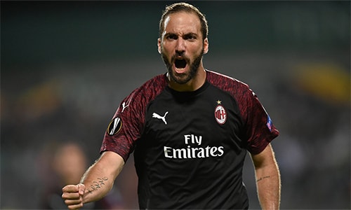 Higuain giúp Milan ra quân thắng lợi ở Europa League