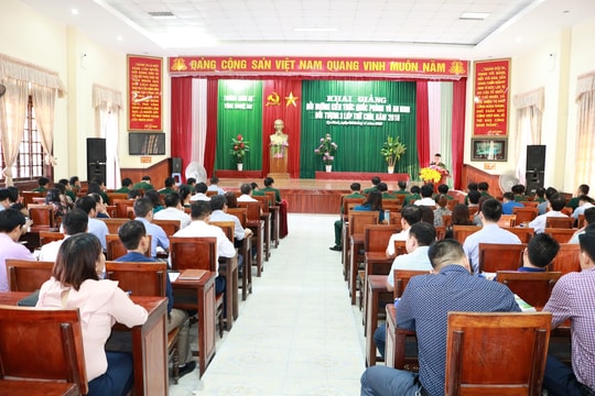 Khai mạc Lớp bồi dưỡng kiến thức Quốc phòng - An ninh cho 81 học viên