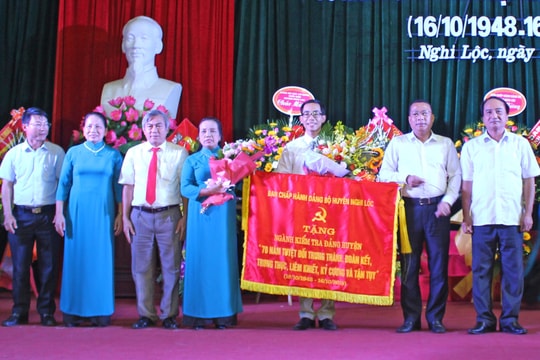 Nghi Lộc kỷ niệm 70 năm Ngày thành lập ngành Kiểm tra Đảng