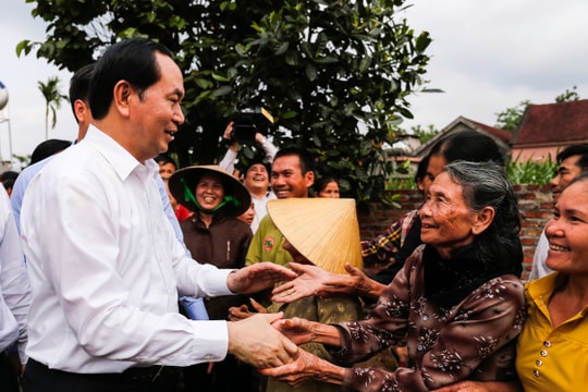 Chủ tịch nước Trần Đại Quang trong tâm trí người dân quê Bác