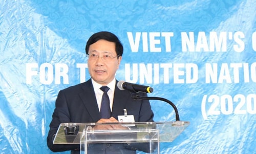 Việt Nam cam kết nỗ lực bảo vệ thường dân, xử lý xung đột nếu trúng cử vào Hội đồng Bảo an