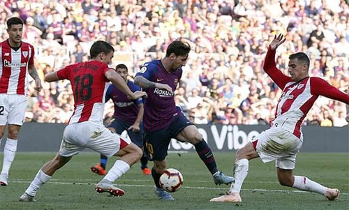 Barca không thắng trận thứ ba liên tiếp ở La Liga